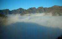 Mountain shadow on the Nuns Valley